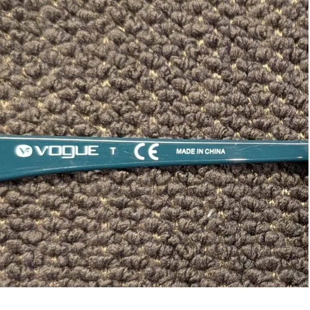 Vogue VO 3940 Teal Blue & Silver Cat Eye Eyeglass Frames - Non-Prescription